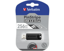 Verbatim PinStripe 256GB USB3.2 Gen1, crni - Slika 5