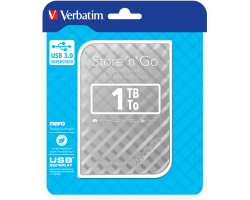 Verbatim 2.5" Store'n'Go 1TB vanjski HDD, USB3.0 Gen2, srebrni - Slika 3
