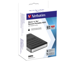 Verbatim 2.5" Store'n'Go Secure 1TB vanjski HDD, USB3.1 Gen1, AES 256-bit hardware enkripcija, zaštita pristupa tipkovnicom - Slika 7