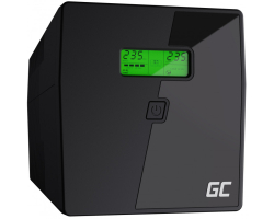 Green Cell UPS (UPS08) Microsine 1000VA/700W, Line Interactive Pure Sinewave, LCD - Slika 7