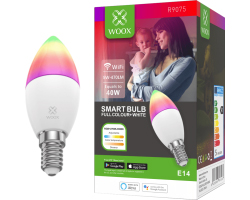 WOOX WiFi Smart LED RGB+CCT žarulja E14 - Slika 5
