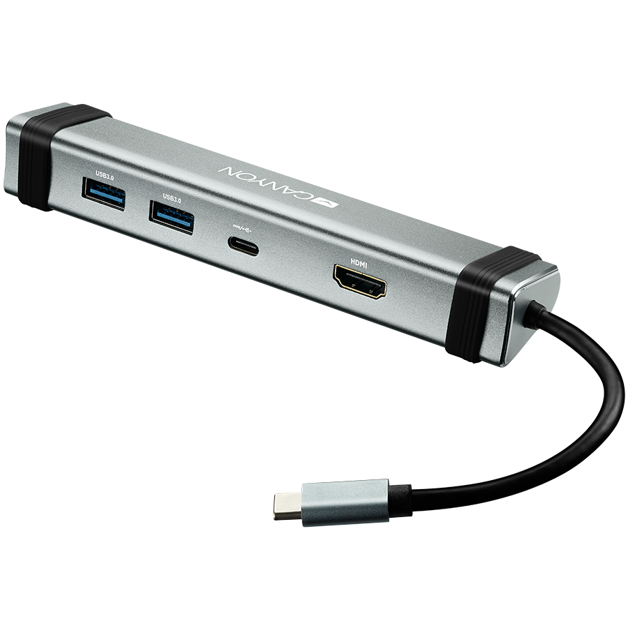 Canyon DS-3 Multiport Docking Station with 4 ports:1*Type C male+1*Type C female+2*USB3.0+1*HDMI, CNS-TDS03DG - Slika 2