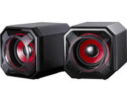 Surefire Gator Eye igraći zvučnici, 5W, 3.5mm/USB, crveni - Slika 7