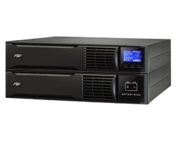 Fortron Source UPS Eufo Tower/Rack 3000VA/2700W, Line-interactive, USB, RS-232, EPO, 8×IEC, RJ11/RJ45, 6×9Ah, LCD - Slika 9