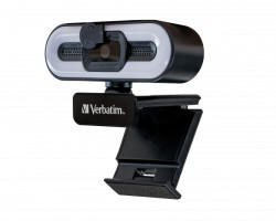Verbatim AWC-02 web kamera, Full HD 1080p sa autofokusom, mikrofonom i svijetlom - Slika 7