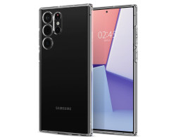 Spigen Liquid Crystal, zaštitna maska za telefon, prozirna - Samsung Galaxy S22 Ultra - Slika 11