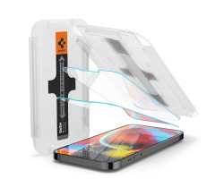 Spigen tR EZ Fit, zaštitno staklo za ekran telefona, 2 kom + okvir za instalaciju - iPhone 14/iPhone 13 Pro/iPhone 13 - Slika 9