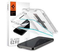 Spigen Glass tR EZ Fit, zaštitno staklo za ekran telefona, 2 kom + okvir za instalaciju - iPhone 14 Pro Max - Slika 11