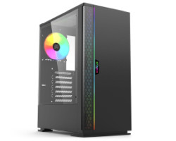 Bit Force ORION ARGB-2 Midi Tower ARGB Gaming PC ATX kućište bez napajanja, crno - Slika 11