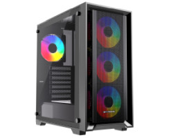 Bit Force VOLTRON ARGB-4 Gaming Midi Tower ATX kućište bez napajanja, crno - Slika 11