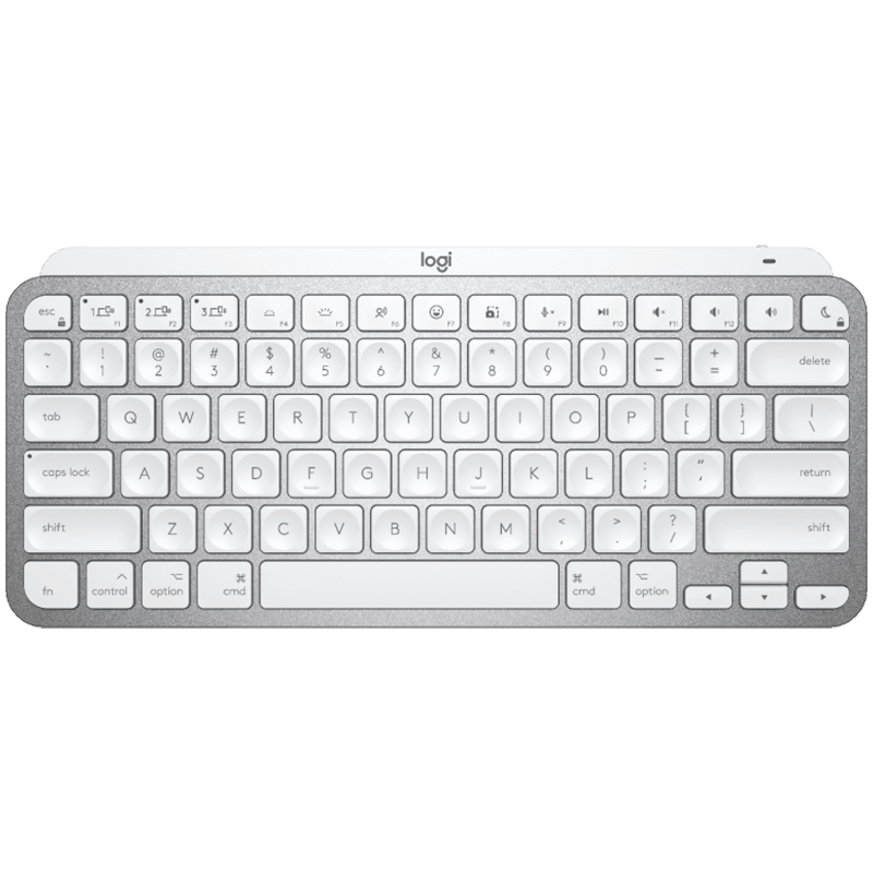 Logitech MX Keys Mini For Mac Minimalist Wireless Illuminated Keyboard - PALE GREY - Croatian layout, 920-010526