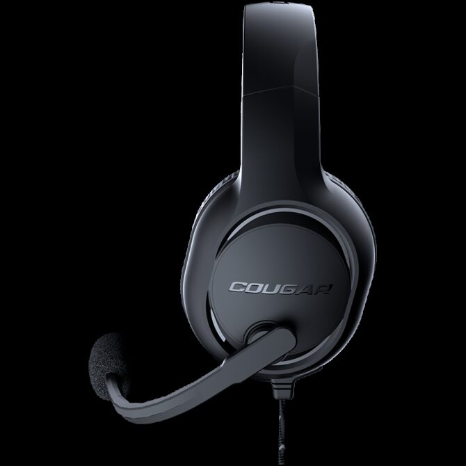 Cougar I HX330 I 3H250P50B.0001 I Headset I Stereo 3.5mm 4-pole and 3-pole PC adapter / Driver 50mm / 9.7mm noise cancelling Mic. / Black, CGR-P50B-250 - Slika 2