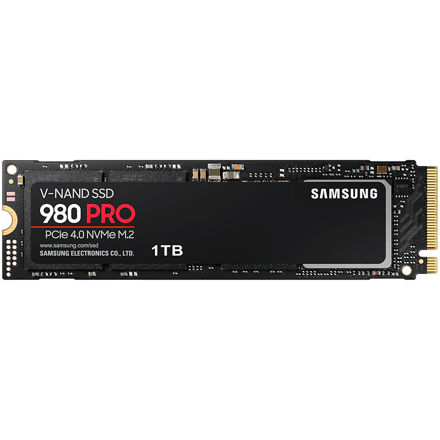 Samsung SSD 980 Pro 1TB with Heatsink M.2 PCIE Gen 4.0 NVME 1.3c PCIEx4, MZ-V8P1T0CW