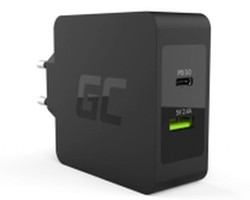 Green Cell (CHAR10) zidni punjač 45W, USB-C/USB-A + USB-C kabel - Slika 7