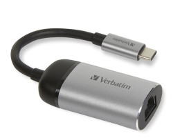 Verbatim USB-C na RJ45 gigabitni ethernet mrežni adapter, aluminijsko kućište - Slika 11
