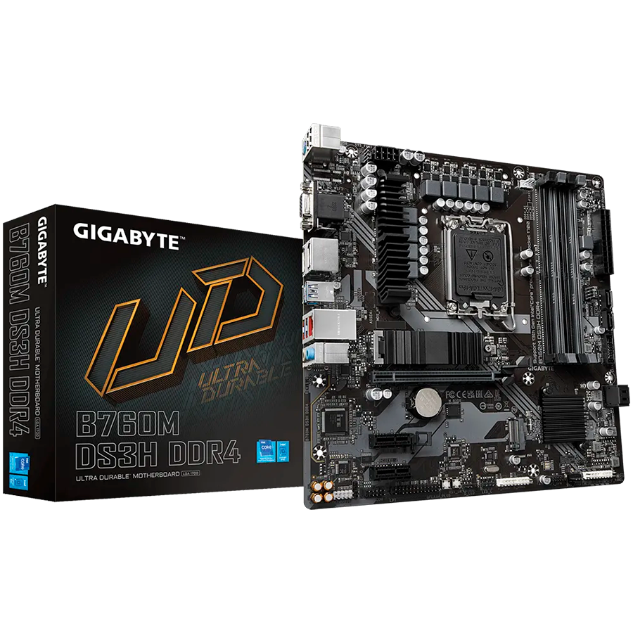 Gigabyte Mainboard Desktop B760M DS3H DDR4, B760M DS3H DDR4