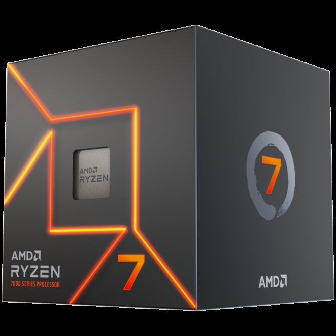 AMD CPU Desktop Ryzen 7 8C/16T 7700, 100-100000592BOX