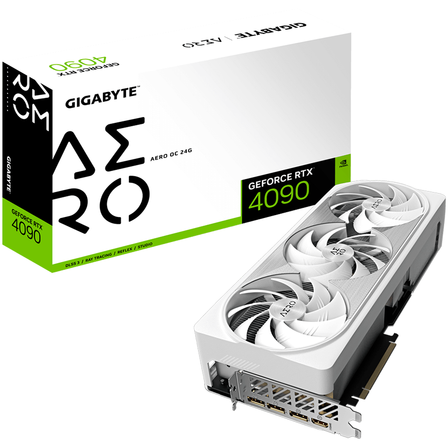 Gigabyte Video Card NVIDIA GeForce RTX 4090 AERO OC 24G, GV-N4090AERO OC-24GD - Slika 5
