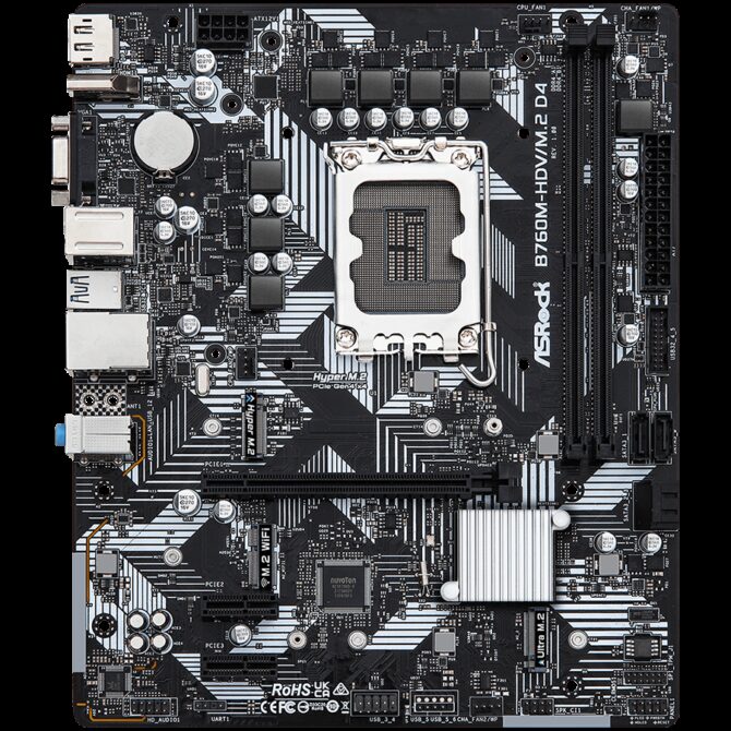 ASROCK MB Desktop B760M-HDV/M.2 D4, B760M-HDV/M.2 D4 - Slika 2