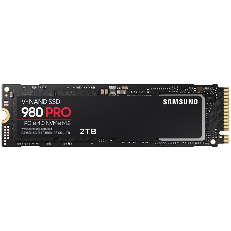 Samsung SSD 980 Pro 2TB with Heatsink M.2 PCIE Gen 4.0 NVME 1.3c PCIEx4, MZ-V8P2T0CW