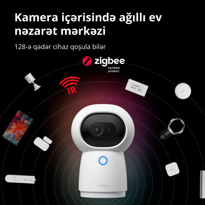 Aqara Camera Hub G3: Model No: CH-H03; SKU: AC005EUW01, CH-H03 - Slika 8