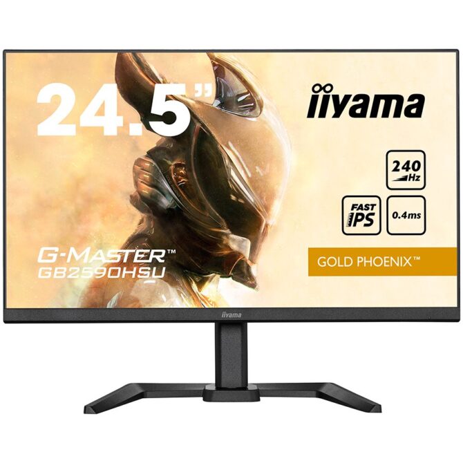 Monitor Iiyama LED GB2590HSU-B5 Gaming 25inch 240Hz IPS 	1920 x 1080 400cd 0.4ms HDMI DP USB Full ERGO, GB2590HSU-B5