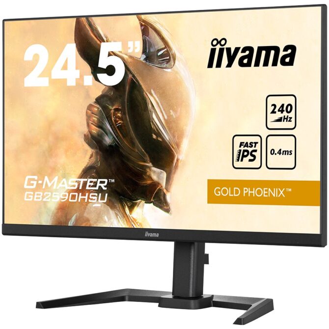 Monitor Iiyama LED GB2590HSU-B5 Gaming 25inch 240Hz IPS 	1920 x 1080 400cd 0.4ms HDMI DP USB Full ERGO, GB2590HSU-B5 - Slika 2