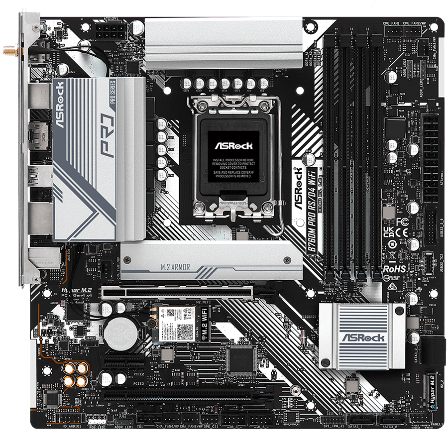 ASROCK MB Desktop B760M Pro RS Wi-Fi, B760M PRO RS/D4 WIFI - Slika 2