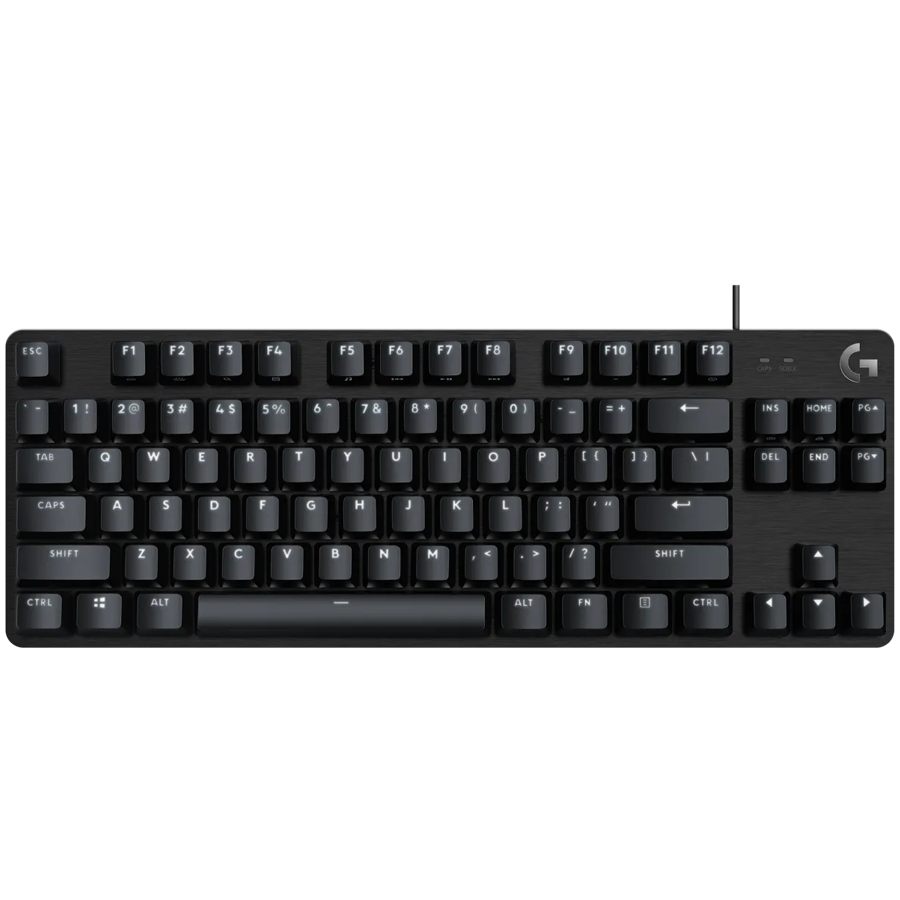 Logitech G413 TKL SE Corded Mechanical Gaming Keyboard – BLACK – US INT’L – USB – TACTILE, 920-010446