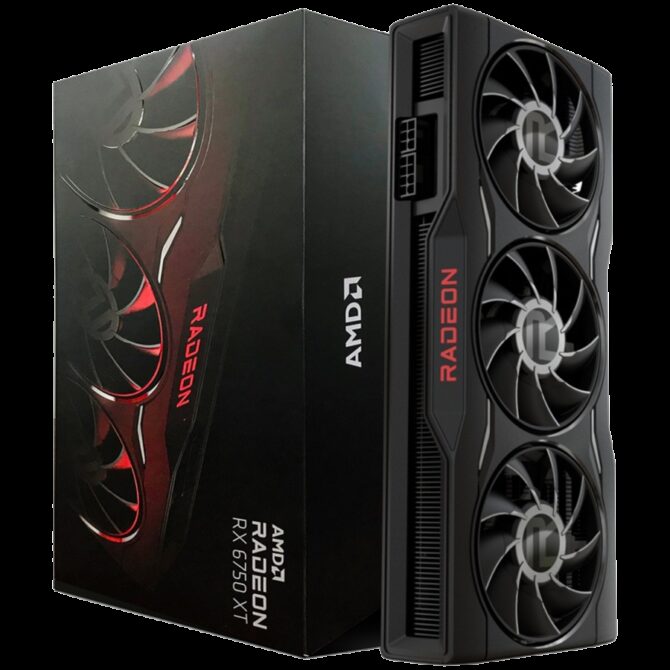 XFX Video Card AMD Radeon RX 6750 XT Core Gaming Graphics Card with 12GB GDDR6 HDMI 3xDP, RX-675TMBAF9