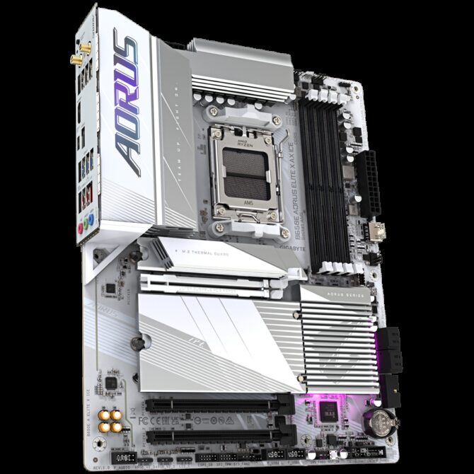 Gigabyte Mainboard Desktop B650E A ELITE X ICE, B650E A ELITE X ICE - Slika 2
