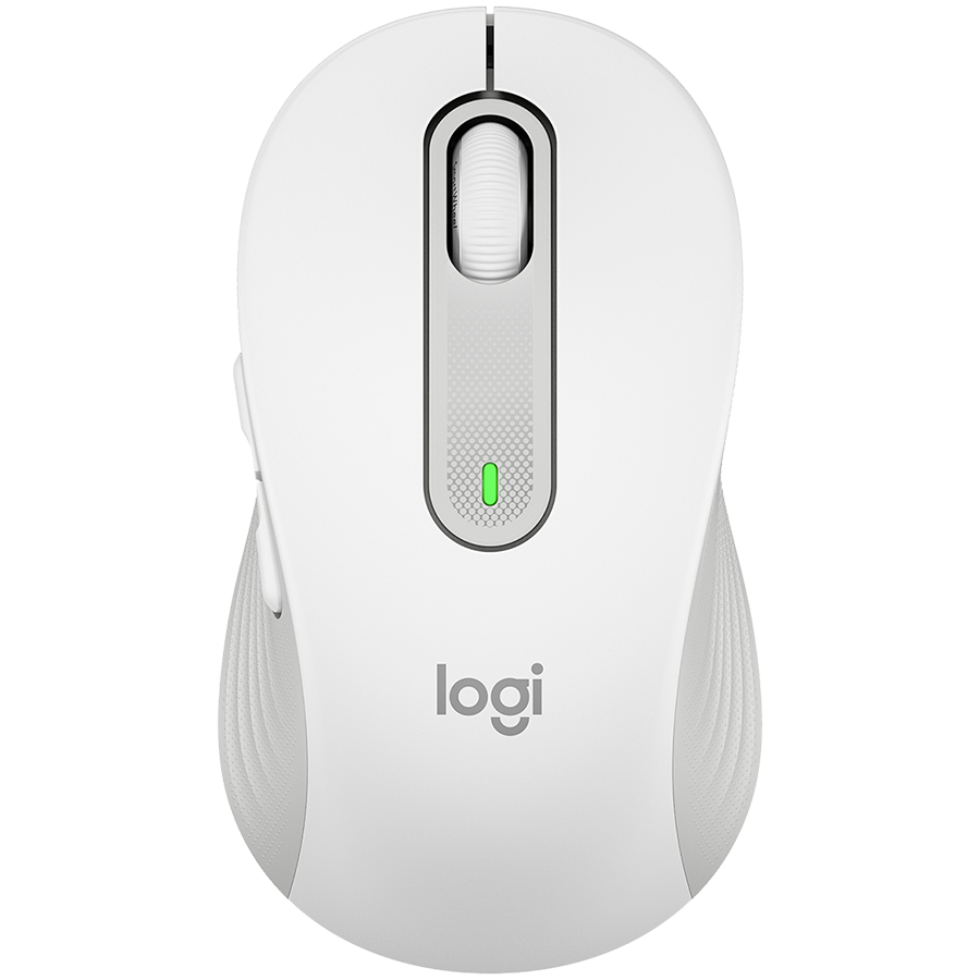 Logitech M650L Signature Bluetooth Mouse - OFF-WHITE - LEFT, 910-006240