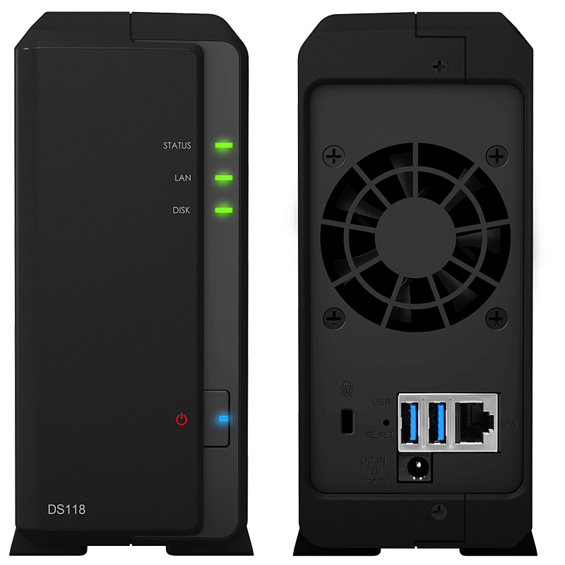 Synology DS118 DiskStation 1-bay NAS server - Slika 3