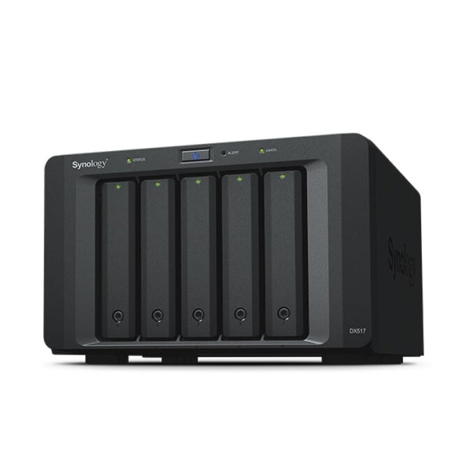 Synology DX517 5-bay uređaj za proširenje, 2.5"/3.5" HDD podrška, Hot Swappable HDD, eSATA