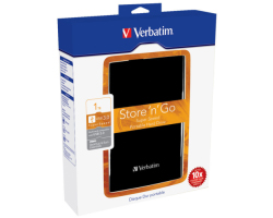 Verbatim 2.5" Store'n'Go 1TB vanjski HDD, USB3.0 Gen1, crni - Slika 3