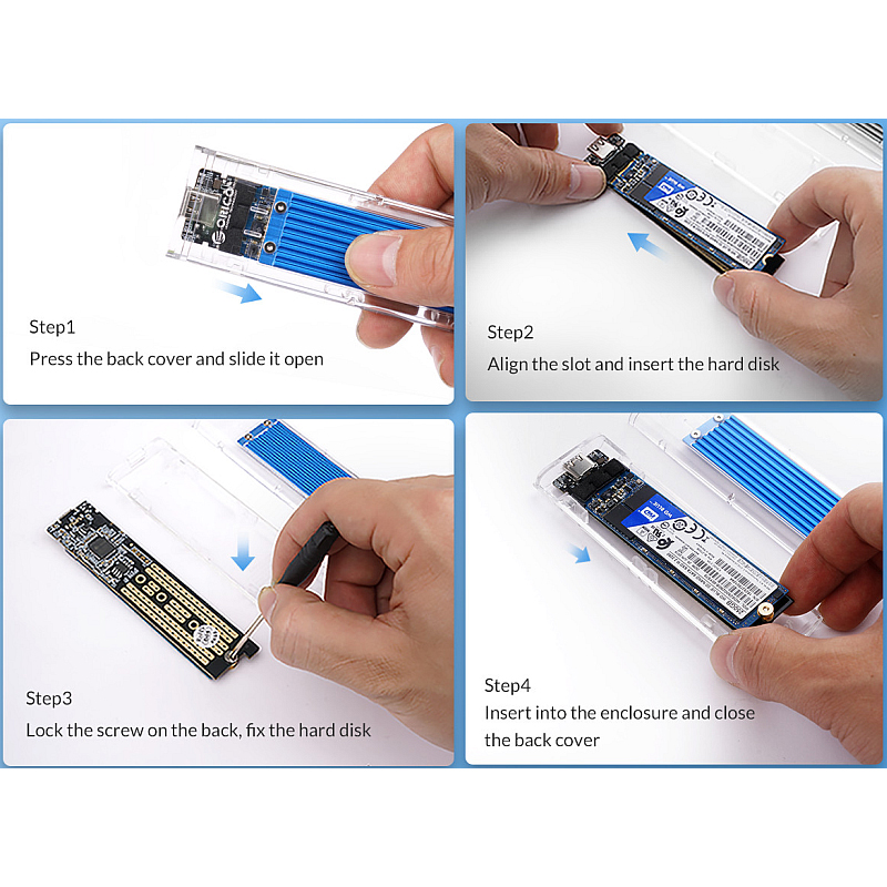 Orico vanjsko kućište NVMe M.2 SSD - Slika 4