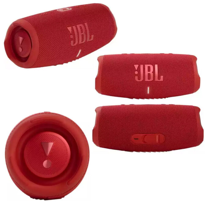 JBL Charge 5 prijenosni zvučnik BT5.1, vodootporan IP67,  crveni