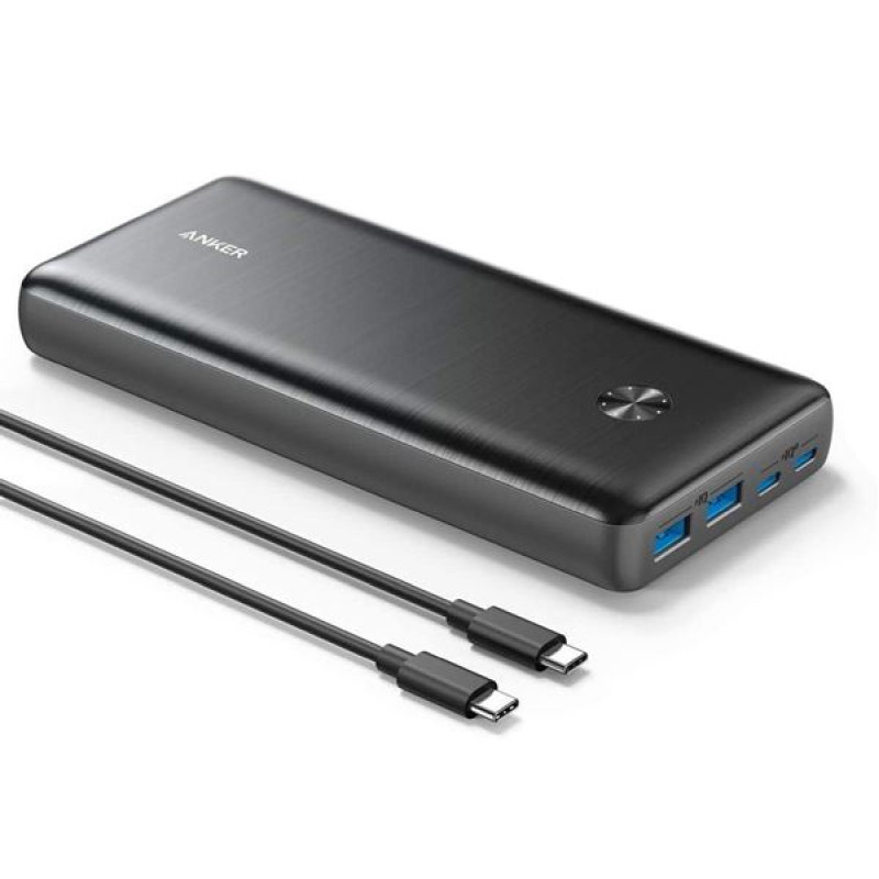 Anker PowerCore III Elite 25600mAh PD prijenosni punjač, PowerIQ, VoltageBoost (2.4A), 2×USB(A), 2×USB-C 87W (input+output+PD), bez adaptera, A1291H11