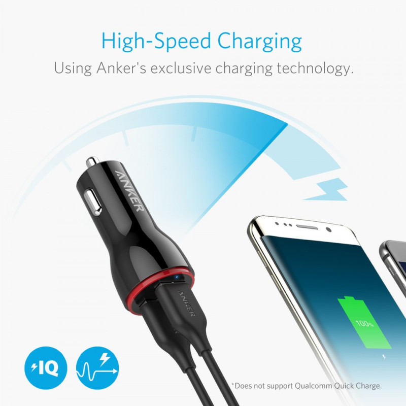 Anker PowerDrive 2 auto punjač 24W, 2×USB-A, A2310G11, A2310G11 - Slika 3