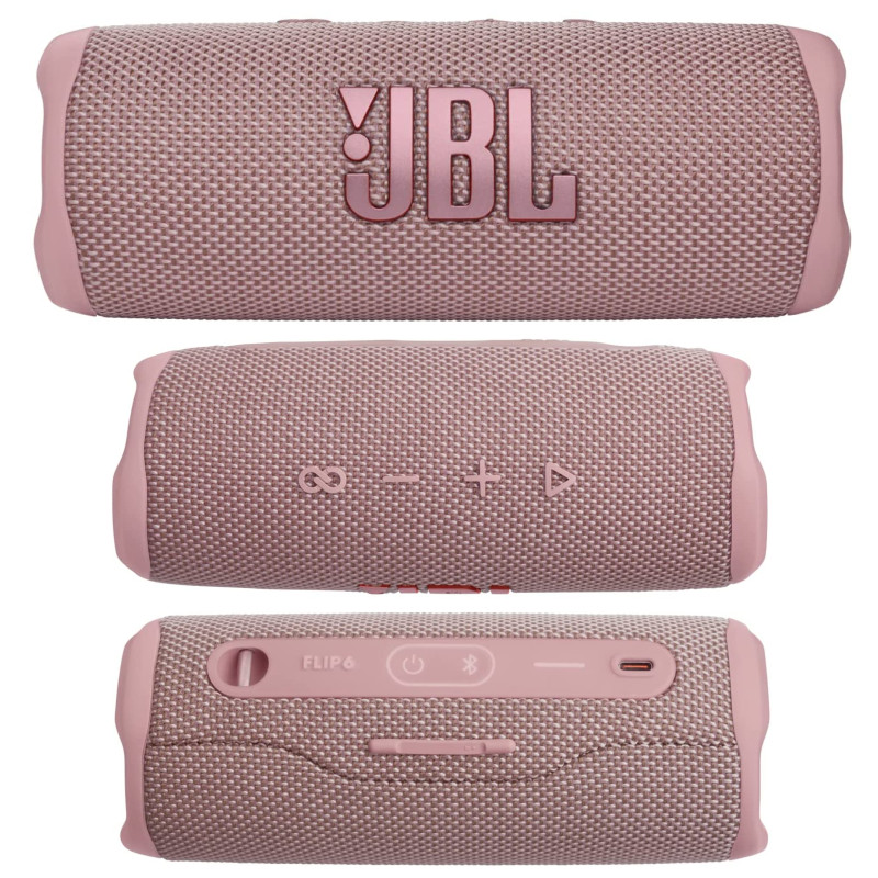 JBL Flip 6 prijenosni zvučnik BT5.1, vodootporan IP67, roza