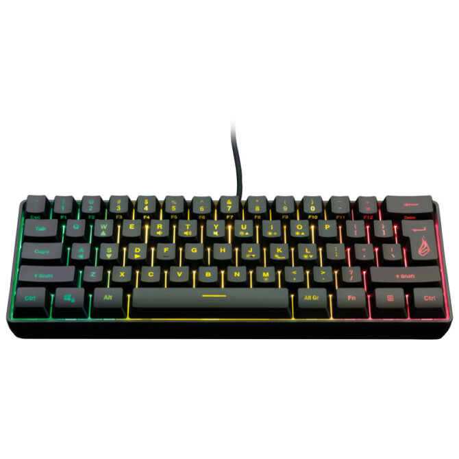 Surefire KingPin X1 Gaming kompaktna igraća tipkovnica, RGB LED, USB, crna