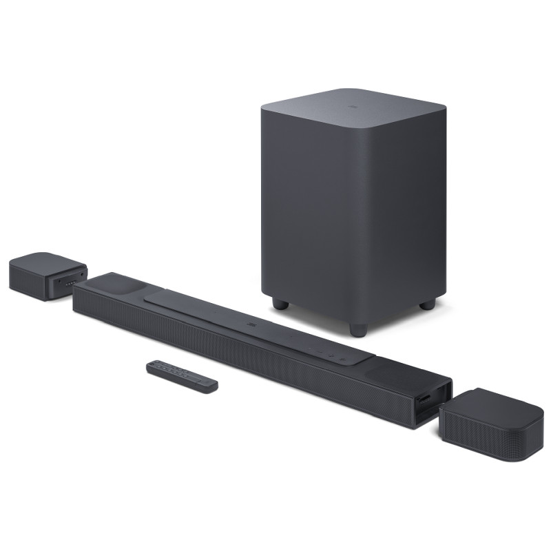 JBL Bar 800 5.1.2 projektor zvuka (Soundbar) 720W BT 5.0, WiFi 6, HDMI eARC in/out, True Dolby Atmos, wireless subwoofer, crni - Slika 2