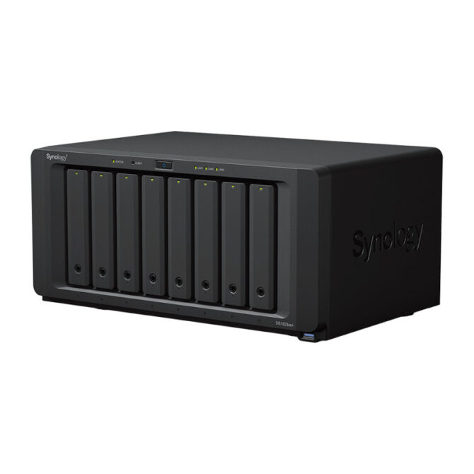 Synology DS1823xs+ DiskStation 8-bay All-in-1 NAS server, 2.5"/3.5" HDD/SSD/M.2 podrška, Hot Swappable HDD, Wake on LAN/WAN, 3×1GbE/1×10GbE, USB3.2 Gen1/eSATA