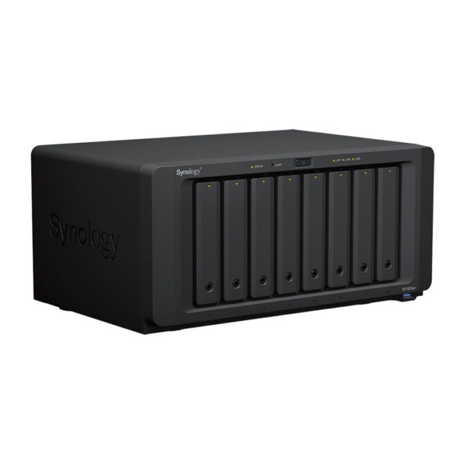 Synology DS1823xs+ DiskStation 8-bay All-in-1 NAS server, 2.5"/3.5" HDD/SSD/M.2 podrška, Hot Swappable HDD, Wake on LAN/WAN, 3×1GbE/1×10GbE, USB3.2 Gen1/eSATA