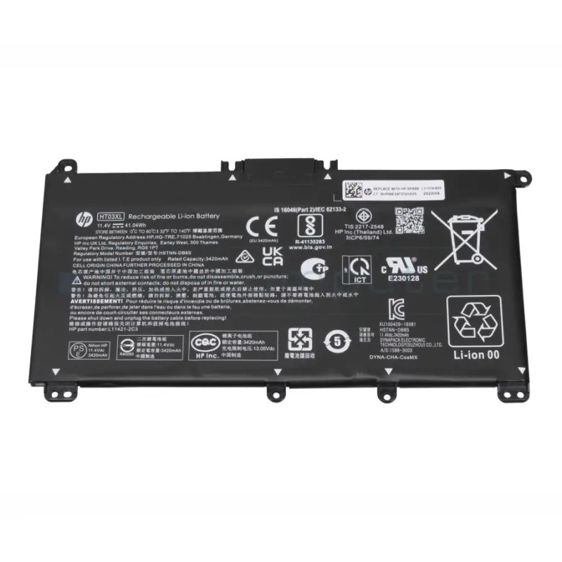 Baterija za HP laptop HP HT03XL 3600 mAh / 41.04 Wh, HT03XL