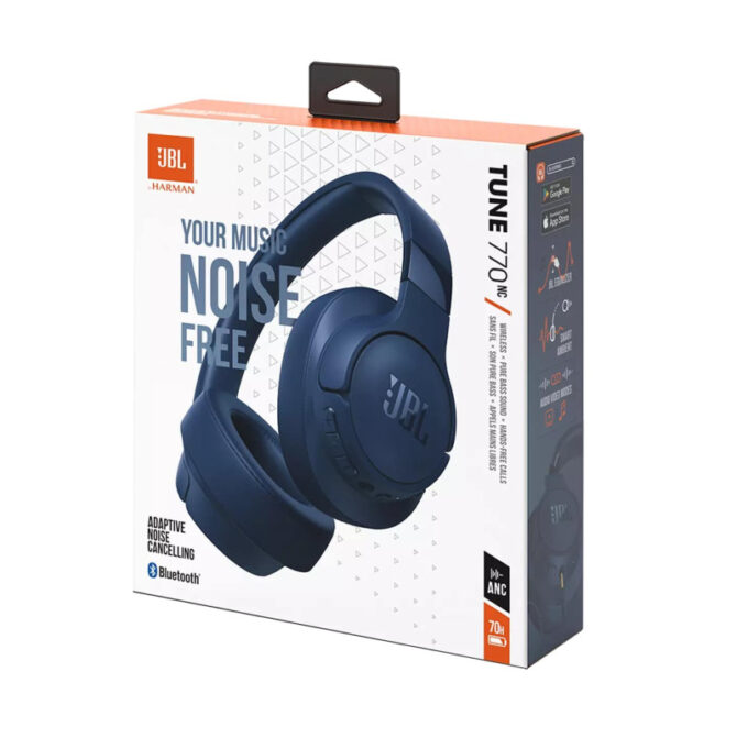 JBL Tune 770 NC BT4.2 naglavne bežične slušalice s mikrofonom, plave