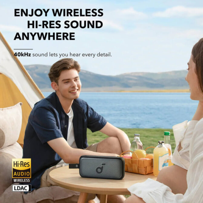 Anker Soundcore Motion 300 prijenosni bluetooth zvučnik, 30W, IPX7, 13h reprodukcije crni (A3135011) - Slika 2