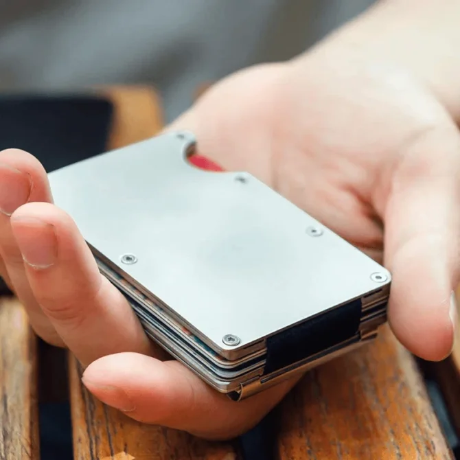 Aluminijski novčanik za kartice s RFID zaštitom - Slika 3