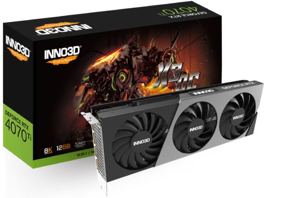INNO3D GeForce RTX 4070 Ti X3 OC, 12GB GDDR6X