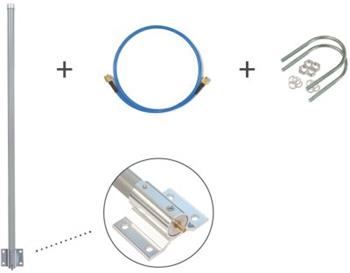 MikroTik (TOF-0809-7V-S1) 6.5 dBi Omni antenna for 824-960 MHz
